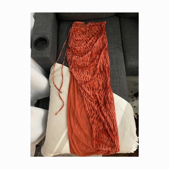 Zara Printed Tulle Skirt - Picture 4 of 4